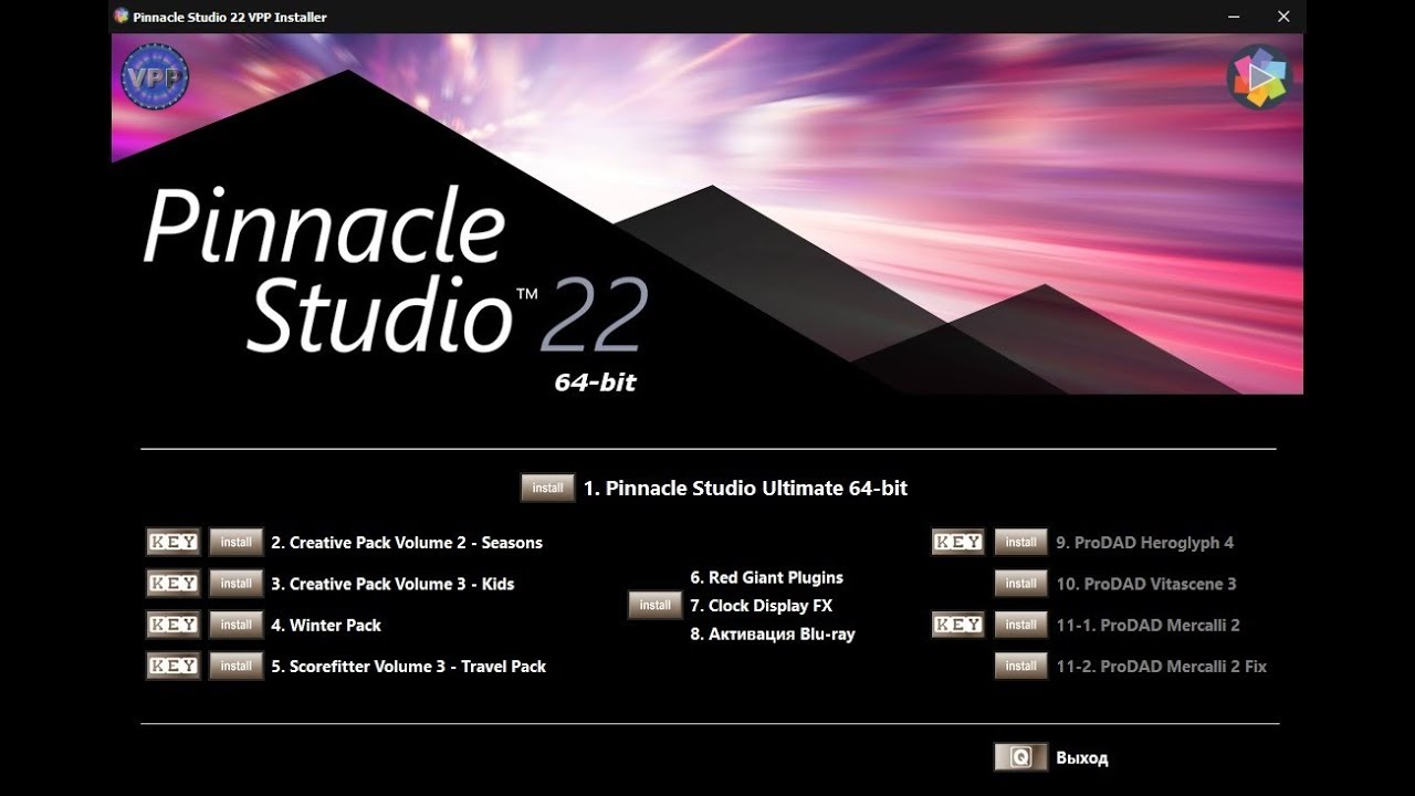 pinnacle studio 22 ultimate update download